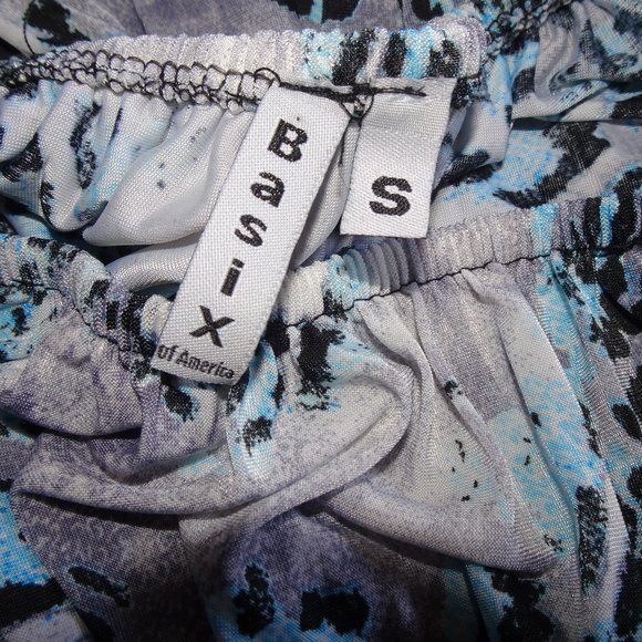 BASIX Print Swimsuit Cover/Dress Size Small - Picture 3 of 4